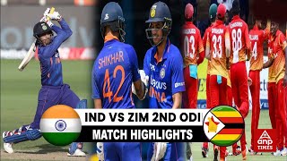 IND vs ZIM 2nd ODI FULL MATCH HIGHLIGHTS 2022 | INDIA vs ZIMBABWE 2nd ODI HIGHLIGHTS 2022|ANPTIMES