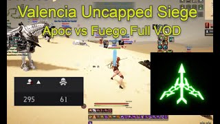 Succ Ranger Siege Full VOD 295 Kills - Apocalypse vs Fuego 1v1(~3.5 hrs of PvP)