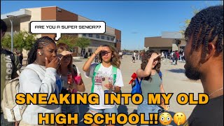 Sneaking/Revisting My High School on the First Day!! (After Graduation😳🎓)