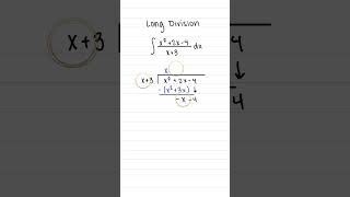 Long Division and Integration!!
