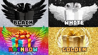 Choose Your Gift from 4 🎁😍🖤🤍🌈👑 #4giftbox #pickonekickone #wouldyourather