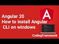 How to Install Angular CLI on Windows 11 (2025) | Step by Step Guide