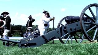 Revolutionary War Cannon Fire At Bennington Battle Monument