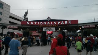 Game-day tour of Nationals Park (Washington Nationals - Major League Baseball) in Washington, DC
