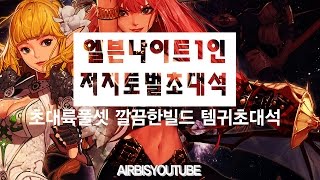 【던파/1인저토】 엘븐나이트 초대륙풀셋 1인저지 강력그자체