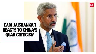 Criticizing Quad repeatedly doesn't make it less credible: EAM Jaishankar on China's criticism