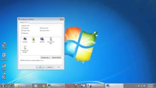 personalize desktop icons in windows7