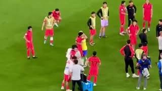 Heart Touching Moment Son After South Korea Defeated by Brazil in World Cup 2022
