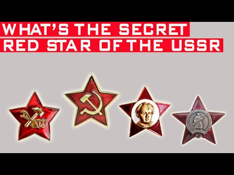 What does a red star symbolize?