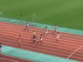 14年６月28日九州夏インカレ　男子２００ｍ準決勝３組