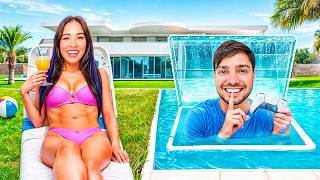 CONSTRUÍ 5 ESCONDITES SECRETOS con YOUTUBERS !!