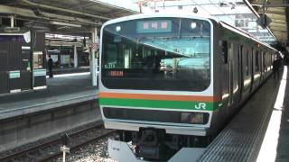 Ｅ２３１系１０００番台高崎線普通籠原行き大宮駅入線～発車