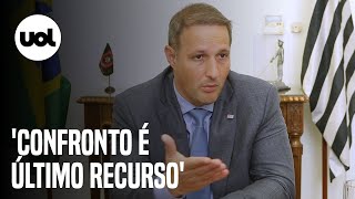 Segurança em SP: Derrite diz que 'confronto é o último recurso' em ocorrência da polícia