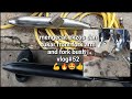 mengecat ekzos dan tukar front fork arm and fork bush | vlog#52