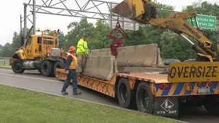 New concrete barriers installed at Delaware Park