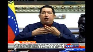 CNE de Venezuela estaría alistando cronograma para votar por sucesor de Chávez