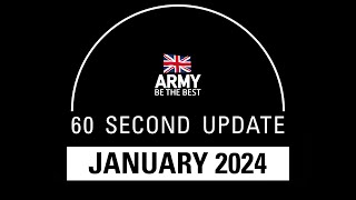60 Second Update - January 2024 | British Army