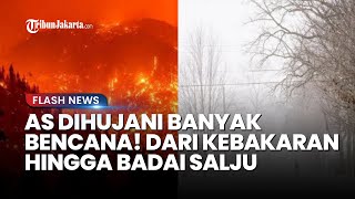 BERTUBI-TUBI! Belum Selesai Kebakaran Los Angeles, Kini AS Dilanda Bencana Badai Salju di Selatan