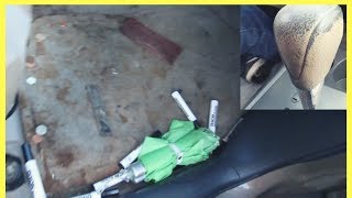Horrendous Car Interior Thoroughly Cleaned - Toyota RAV4