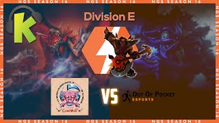 Team Cochitos vs Out Of Pocket | NGS Division E S16 | Best of 3