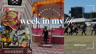 WEEKLY VLOG🌸|| A Week In My Life: sports day + ice cream date + grocery run + shopping etc…