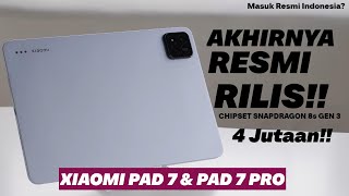 XIAOMI PAD 7 AND XIAOMI PAD 7 PRO OFFICIALLY RELEASED!! - Complete Specifications and Prices