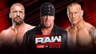 The Undertaker vs. Triple H vs. Randy Orton - Triple Threat Extreme Rules Match | WWE Raw on Netflix