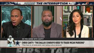 Stephen A. gets HEATED after Chris Canty BLAMES Micah Parsons for Cowboys' culture 😳 | First Take