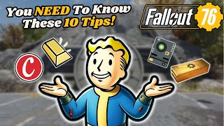 10 Helpful Tips You NEED To Know In Fallout 76 (2026)
