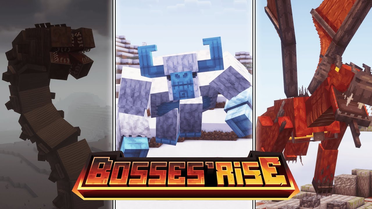 A New Epic Minecraft Boss Mod Bosses Rise Minecraft 1 21 1 Mod