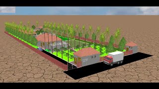 1 Acre Integrated Farming System, IFS Permaculture Farm layout