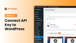 How to Connect Alt Magic API Key to WordPress (Step-by-Step Tutorial)