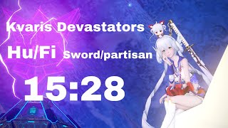 【PSO2:NGS】クヴァリスデバステーターズ　Hu/Fi 15:28 Kvaris Devastators solo