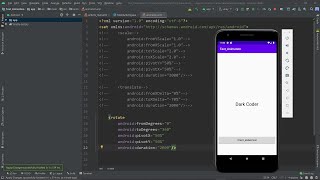 Add Animation to a TextView - Android Studio Tutorial