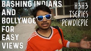 H3 Podcast said SHIT about INDIA BOLLYWOOD & TSERIES!!! Not a Pewdiepie vs Tseries Video