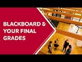 blackboard and final grades