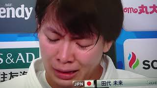 田代選手あと一歩　インタビュー