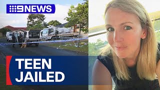 Teenager jailed over murder of Queensland mom | 9 News Australia