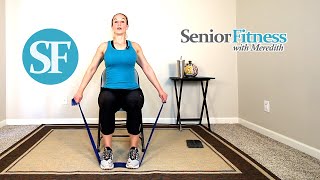 Senior Fitness - Seated Strength Training Exercises For Seniors Using Resistance Bands