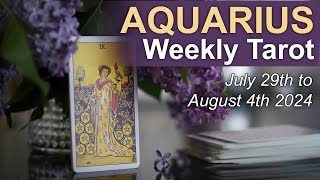 AQUARIUS WEEKLY TAROT READING 