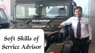 Soft Skills of Service Advisor at Automobile Dealership/Car Workshop