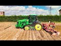 plowing and harrowing 2024 john deere 8rx john deere 8rt