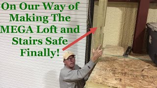 How to Build A Post and Rail For A Mega LOFT In New Pole Barn / Outbuilding / Shop! | Dare To Dream!