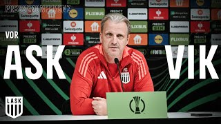 Pressekonferenz vor LASK - Víkingur Reykjavík