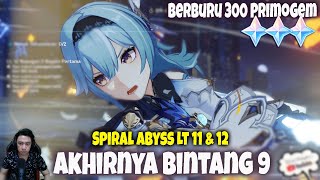 Berburu 300 Primogem - Spiral Abyss Lt 11 & 12 (Bintang 9) !!! Genshin Impact