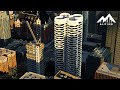 The world's most hardcore way of building a Minecraft skyscraper