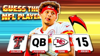 Guess the NFL Player in 4 Clues! | NFL Quiz Challenge