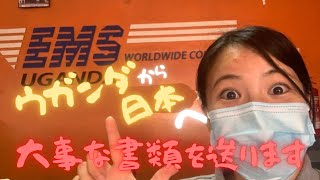 ウガンダから日本へ✈︎✈︎EMSはどのくらいで届くのか٩( ᐛ )و