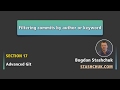 Git filtering commits by author or keyword | Advanced Git - 04