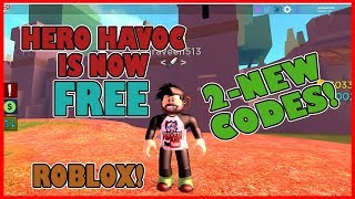Codes Added Get Free Gems And Weapons Hero Havoc Roblox - all valid codes redeem them asap hero havoc roblox